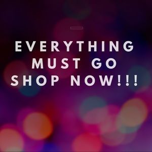 End of the year sale! EVERYTHING MUST GO. 🍾